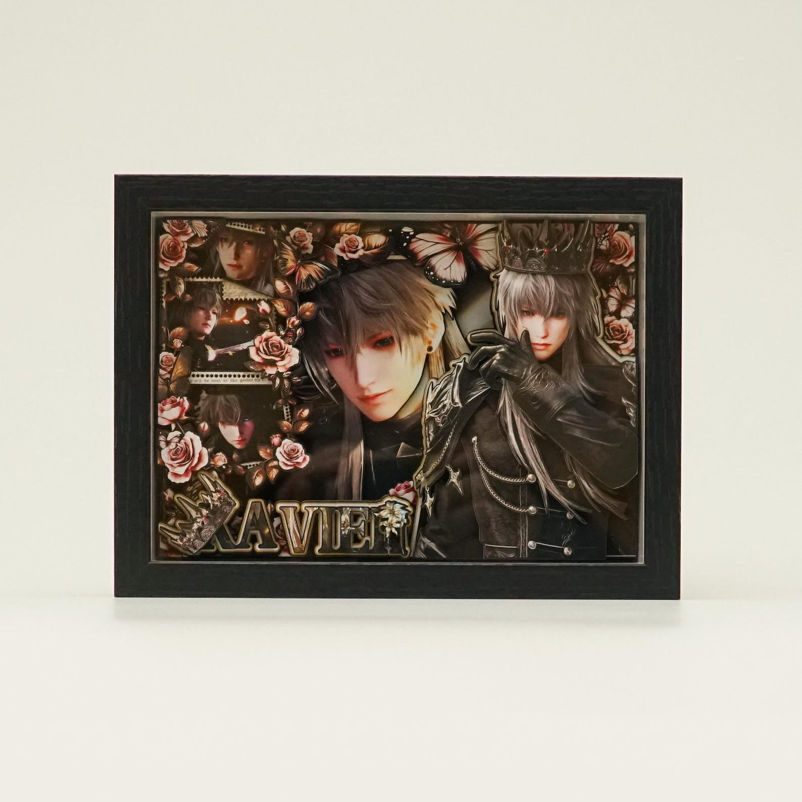 Love and Deepspace 3D Paper Art Frame 9-Layer Handmade Xavier Sylus Zayne Rafayel Caleb LADS Collectible Fanmade Gift detail image 4