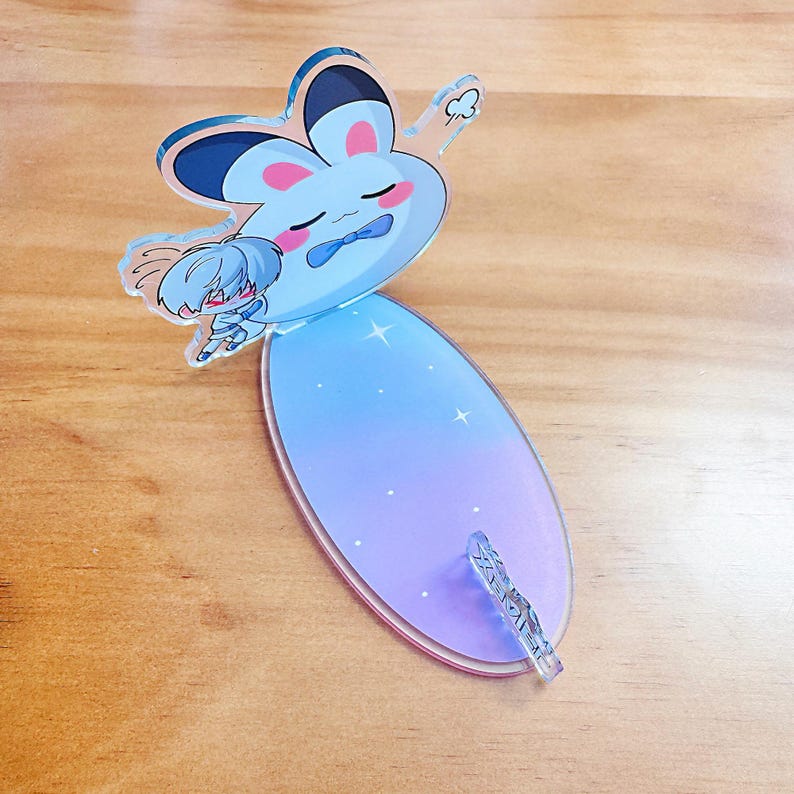 Love and Deepspace Acrylic Phone Stand Xavier Rafayel Zayne Sylus INS Style Desk Holder Fanmade LADS Decor Gift detail image 3