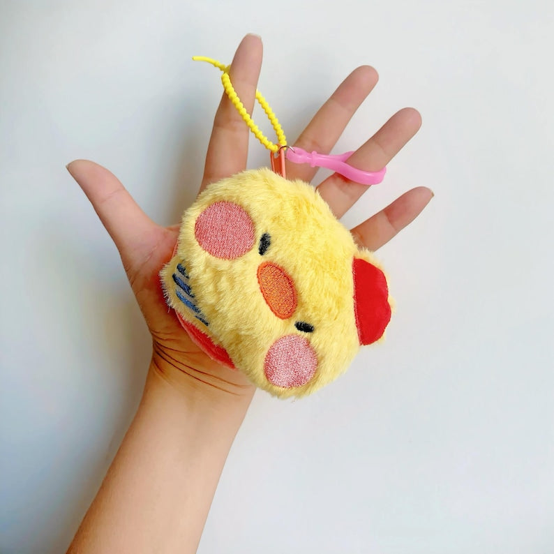 Love and Deepspace Animal Plush Mini Coin Purse Xavier Zayne Rafayel Sylus Caleb Handmade Cute Zipper Pouch Fanmade Gift detail image 2