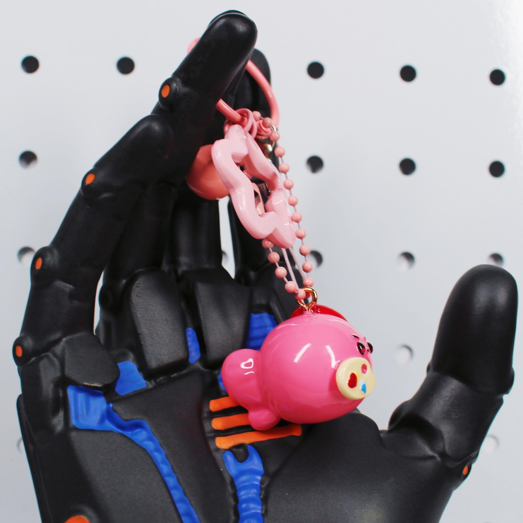 Love and Deepspace Blobbu Keychain Set Hand Painted Xavier Zayne Rafayel Sylus Caleb LADS Acrylic Charm Fanmade Gift detail image 10