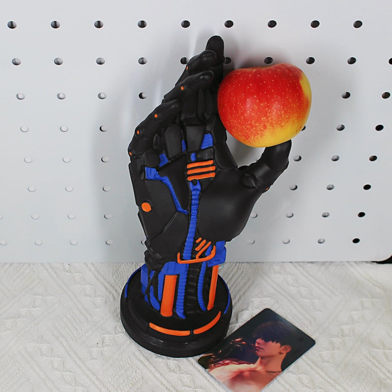 Love and Deepspace Caleb Cyberpunk Arm Jewelry & Controller Stand 10 Inch Resin Display Hand Model Fanmade Game Collectible Gift detail image 5