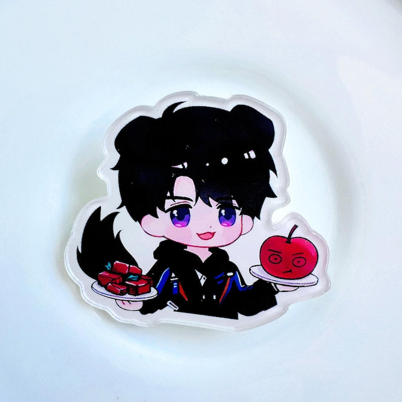 Love and Deepspace Enamel Pin Set Rafayel Xavier Zayne Sylus Caleb Mascot Acrylic Pins Fanmade LADS Gift Collection detail image 2