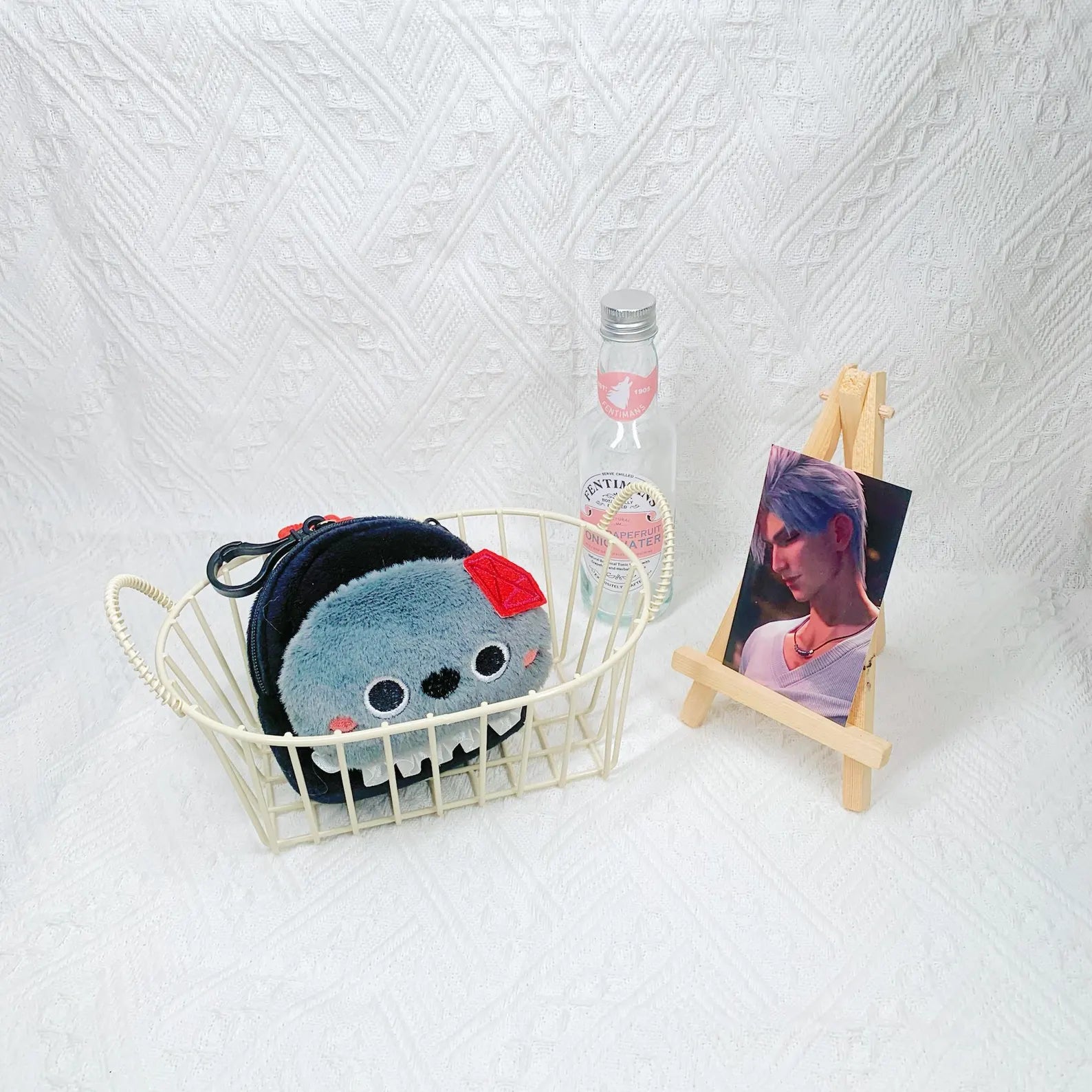 Love and Deepspace Handmade Mini Plush Coin Purse Keychain Rafayel Zayne Xavier Sylus Caleb Animal Pouch Fanmade Gift LADS detail image 8
