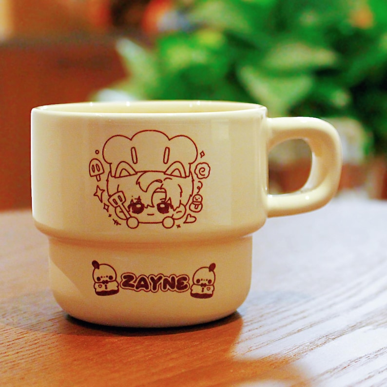 Love and Deepspace Mug Set Ceramic Coffee Cups Xavier Zayne Rafayel Sylus Caleb Gamer Gift Fanmade LADS Drinkware detail image 5