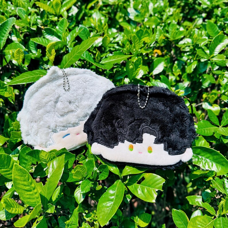 Love and Deepspace Plush Keychain Xavier or Zayne Soft Plush Bag Charm LADS Fanmade Cute Character Keyring Gift detail image 6
