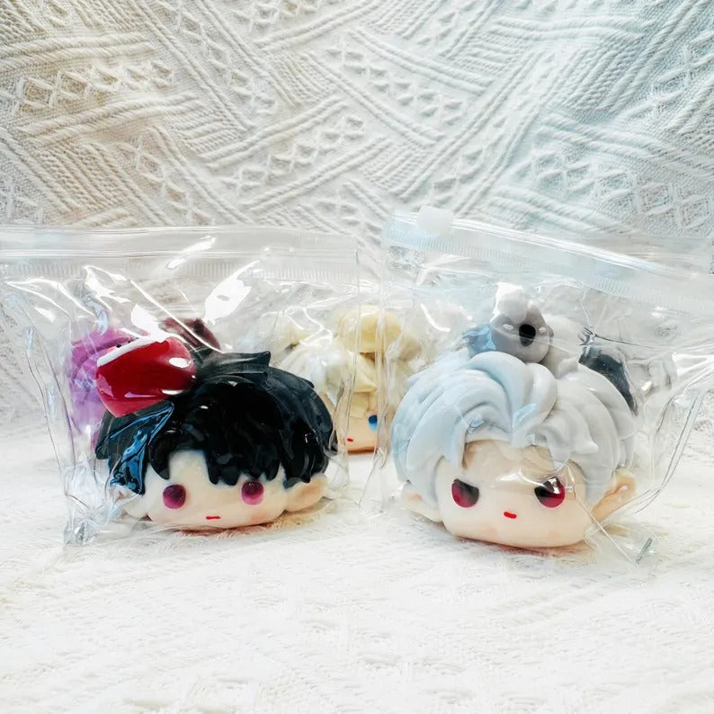Love and Deepspace Squeeze Toys Xavier Zayne Rafayel Sylus Caleb Silicone Stress Relief Squishy Toys Otome Game Fanmade Gift Set detail image 3