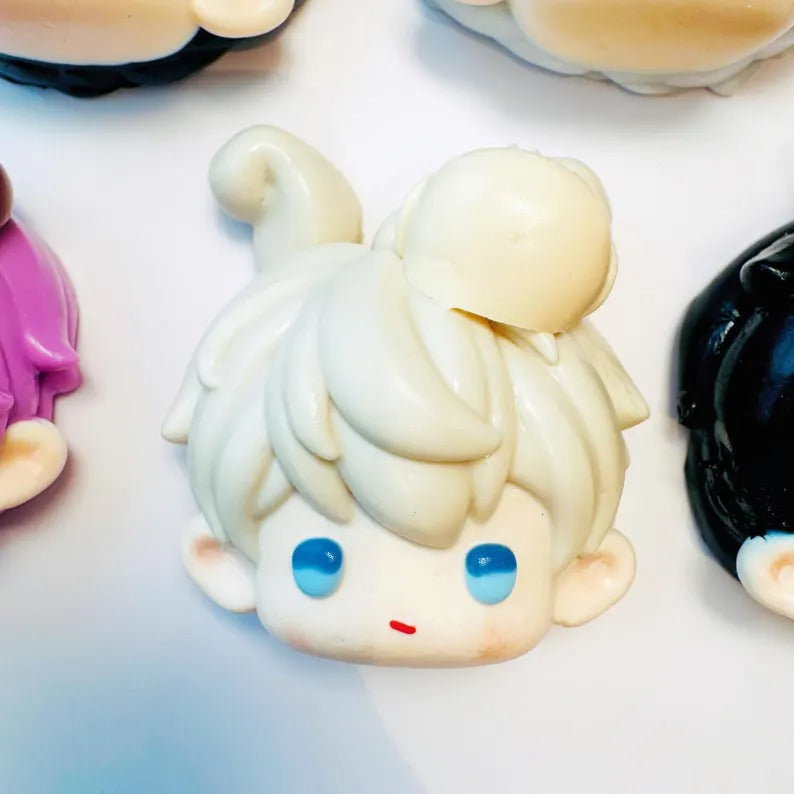 Love and Deepspace Squeeze Toys Xavier Zayne Rafayel Sylus Caleb Silicone Stress Relief Squishy Toys Otome Game Fanmade Gift Set detail image 5