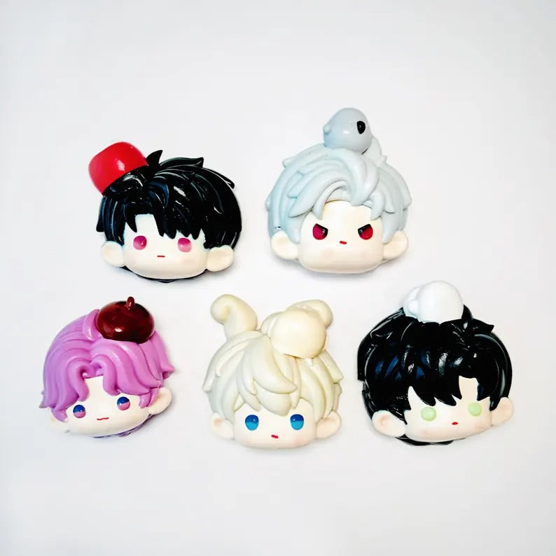 Love and Deepspace Squeeze Toys Xavier Zayne Rafayel Sylus Caleb Silicone Stress Relief Squishy Toys Otome Game Fanmade Gift Set detail image 1