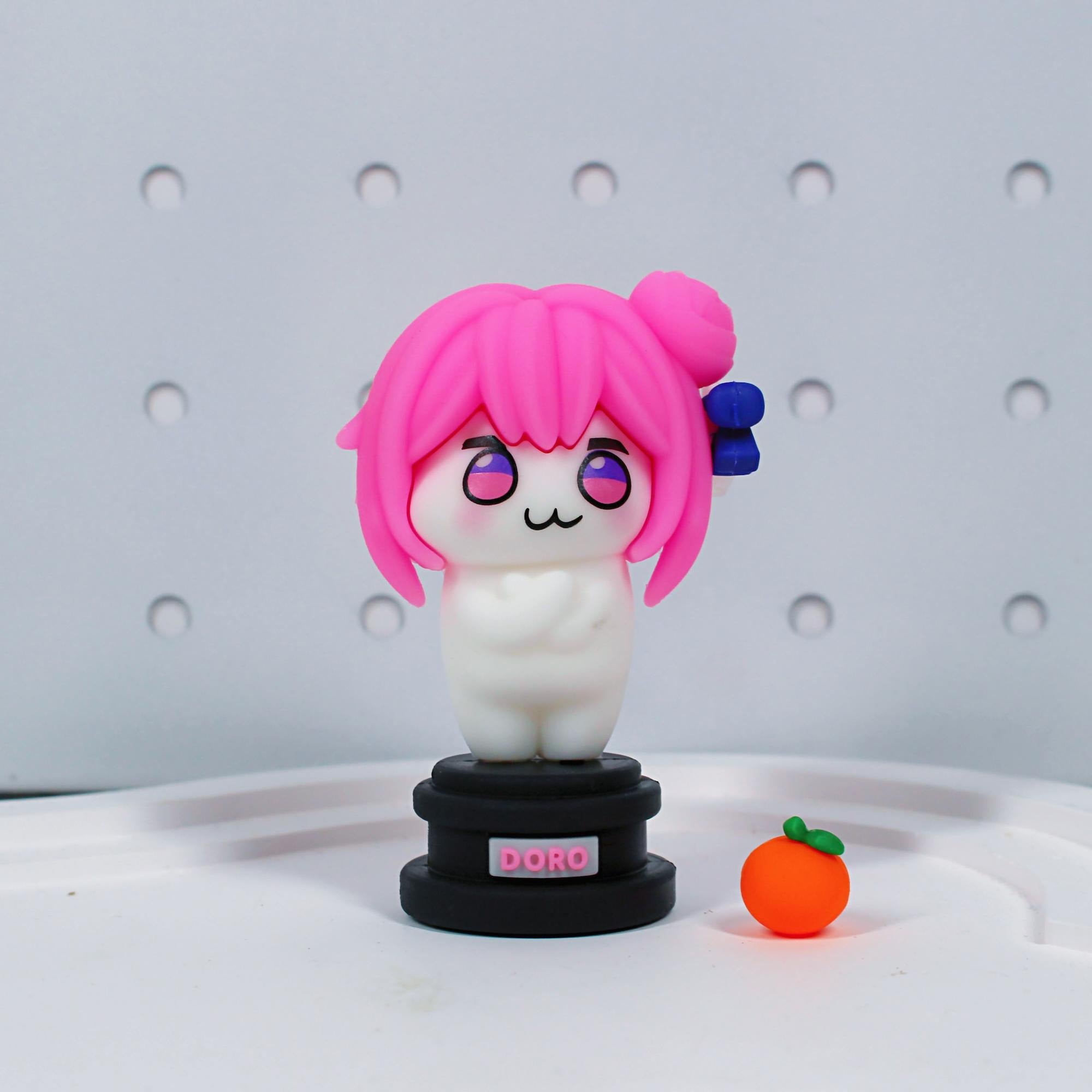 NIKKE: The Goddess of Victory Cute Doro Meme Figurine on Trophy Desk Figure Funny Orange Accessory Fanmade Game Collectible Gift detail image 4