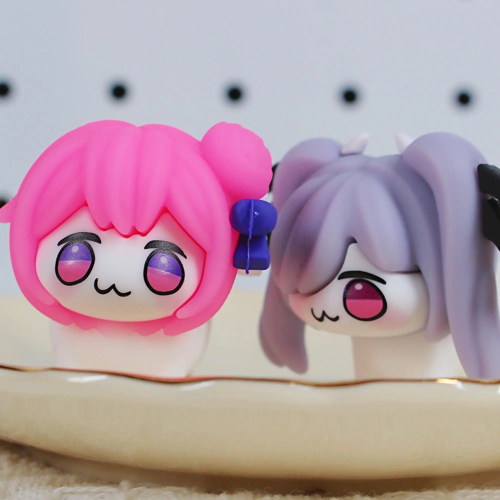 NIKKE The Goddess of Victory DORO Dorothy Desk Decoration Meme Toy Mini Figurine Funny Gamer Collectible Fanmade Desk Ornament Gift detail image 3