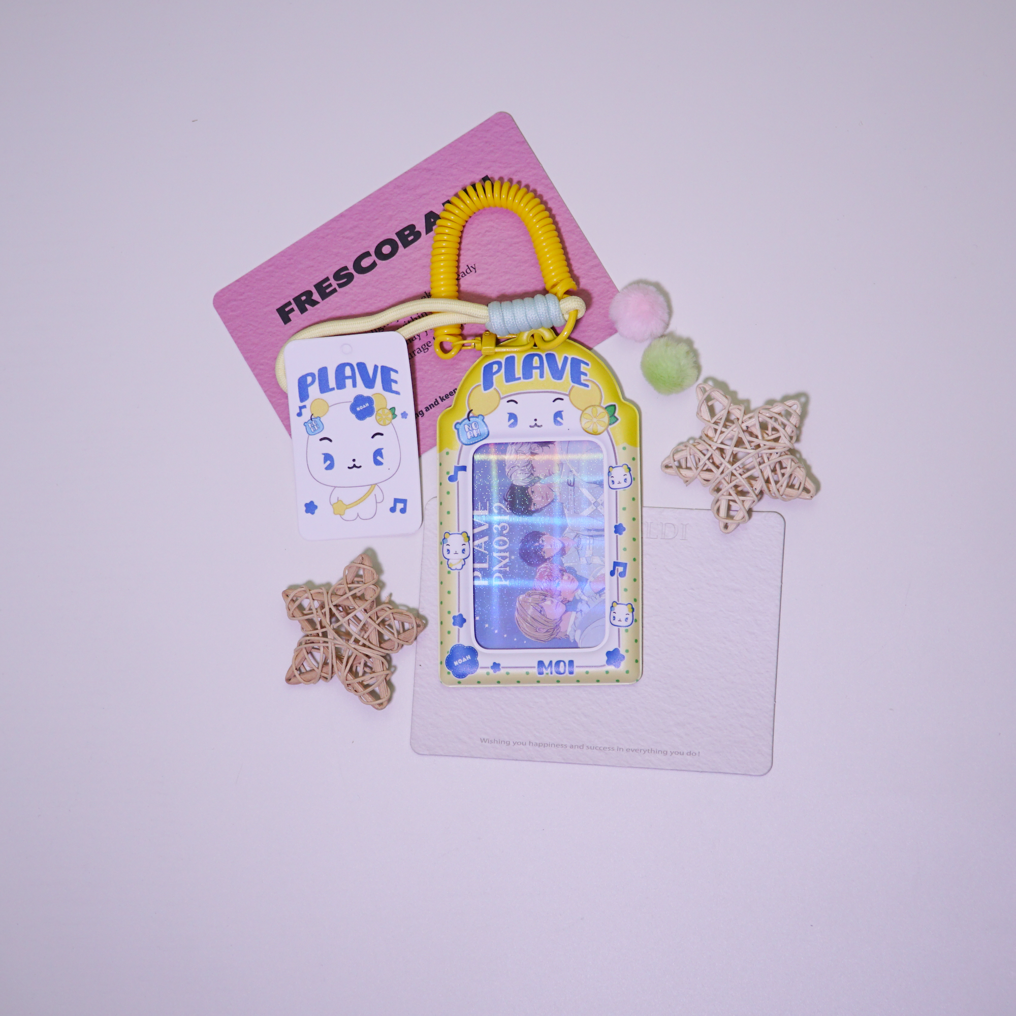 PLAVE Member PVC Card Holder Set Eunho Bamby Hamin Noah Yejun Fanmade Kpop ID Case Soft Protective Badge Holder Gift PLLI Merch detail image 2