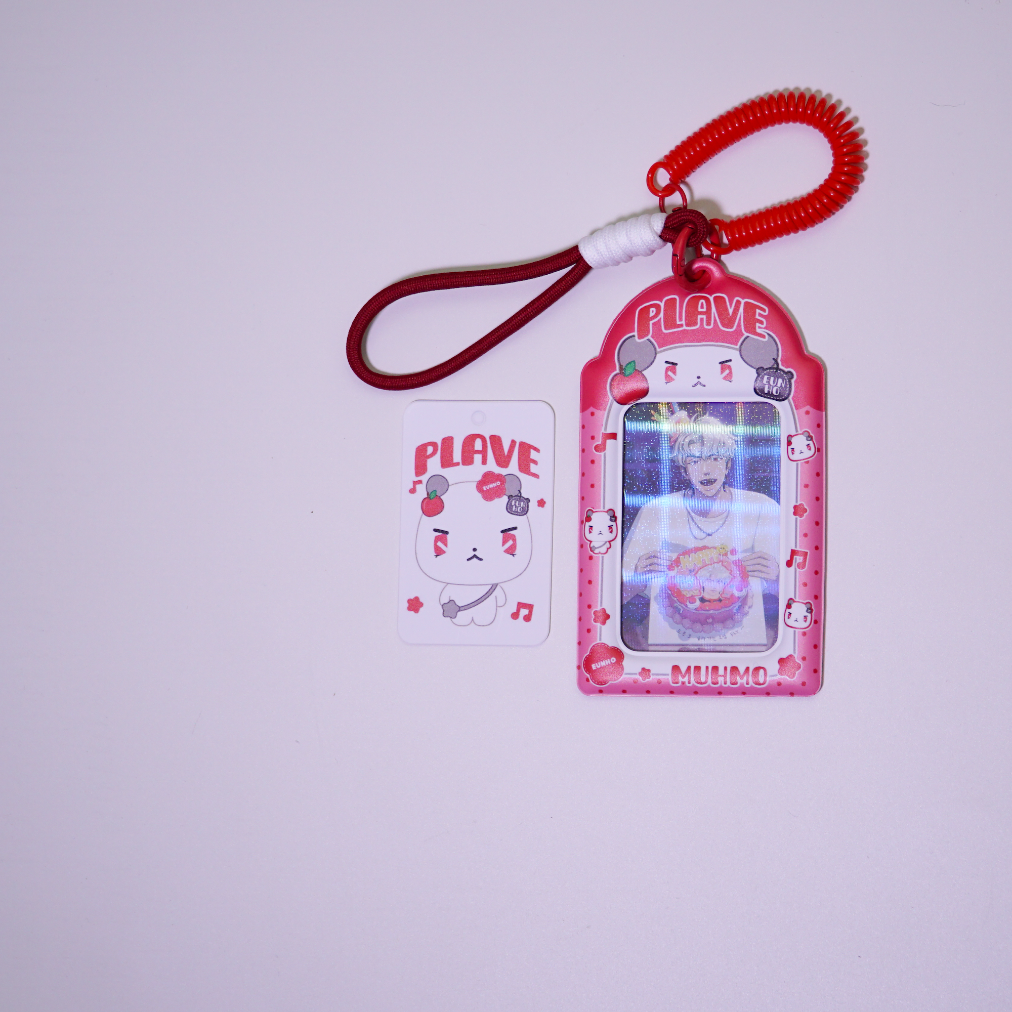 PLAVE Member PVC Card Holder Set Eunho Bamby Hamin Noah Yejun Fanmade Kpop ID Case Soft Protective Badge Holder Gift PLLI Merch