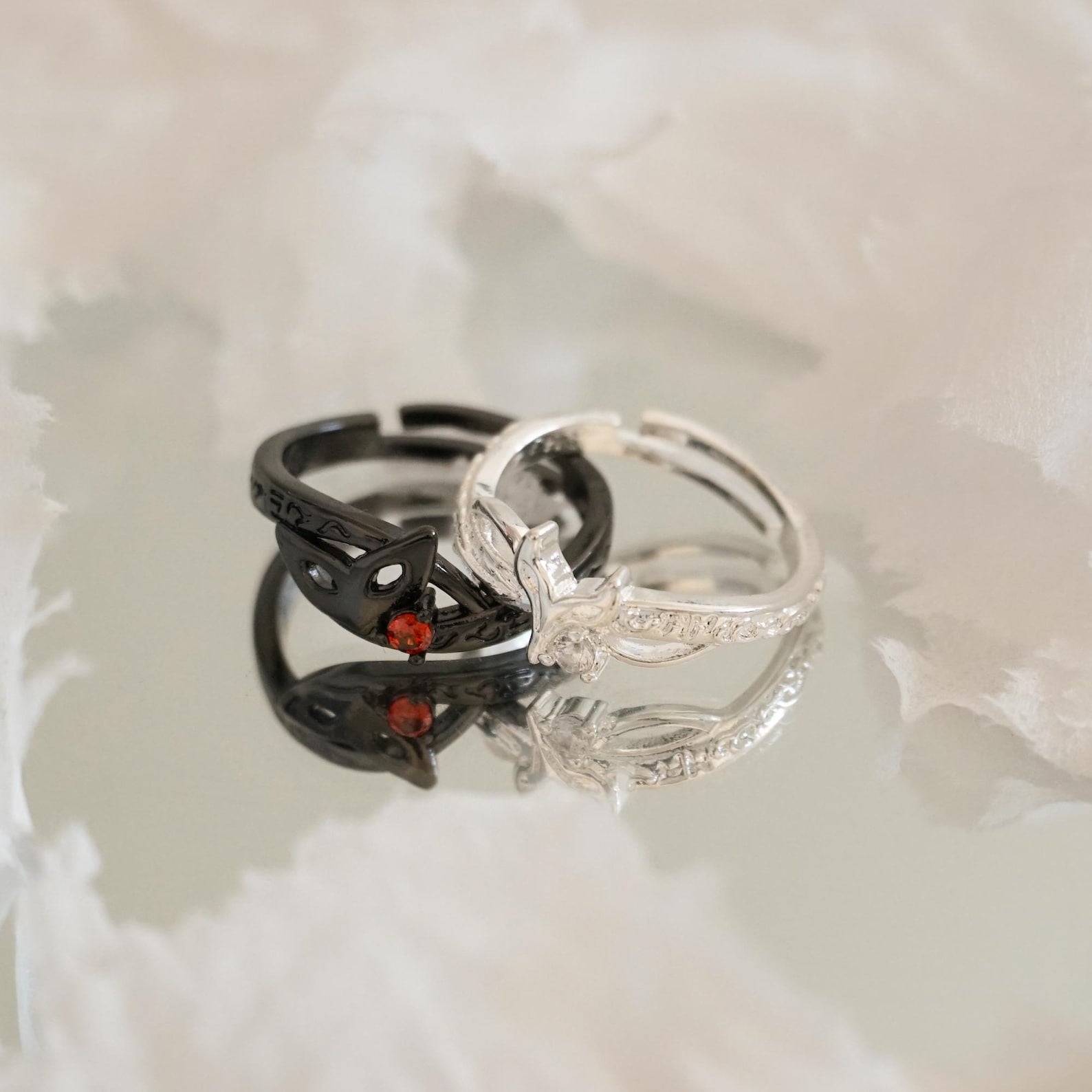 Persona 5 Adjustable Rings Joker Crow Fanmade Phantom Thieves Jewelry Gift P5 detail image 1