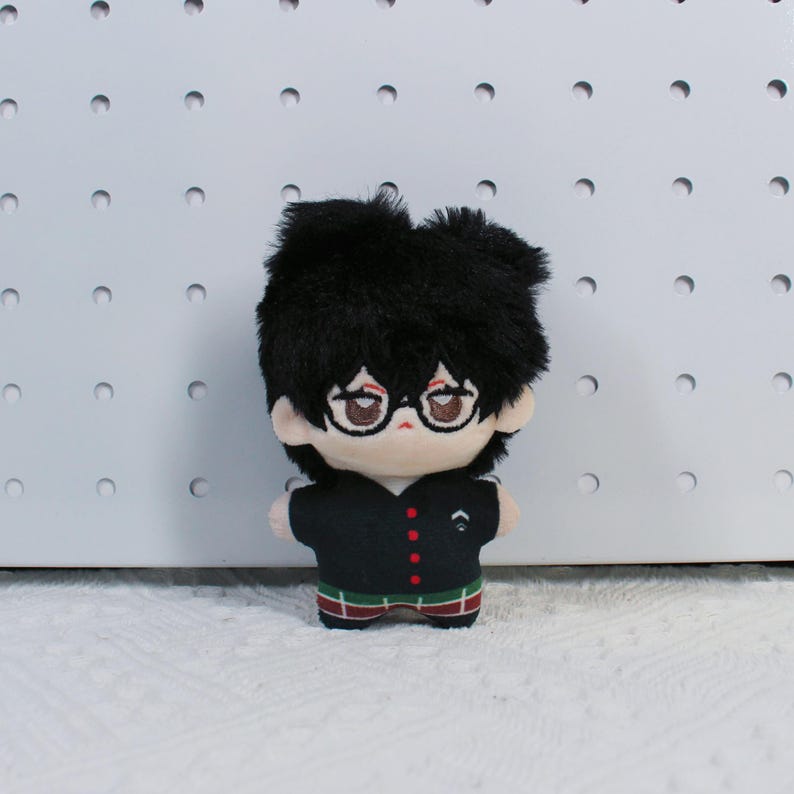 Persona 5 Chibi Plush Joker & Crow 4-inch Dolls Bag Charms Fanmade Phantom Thieves