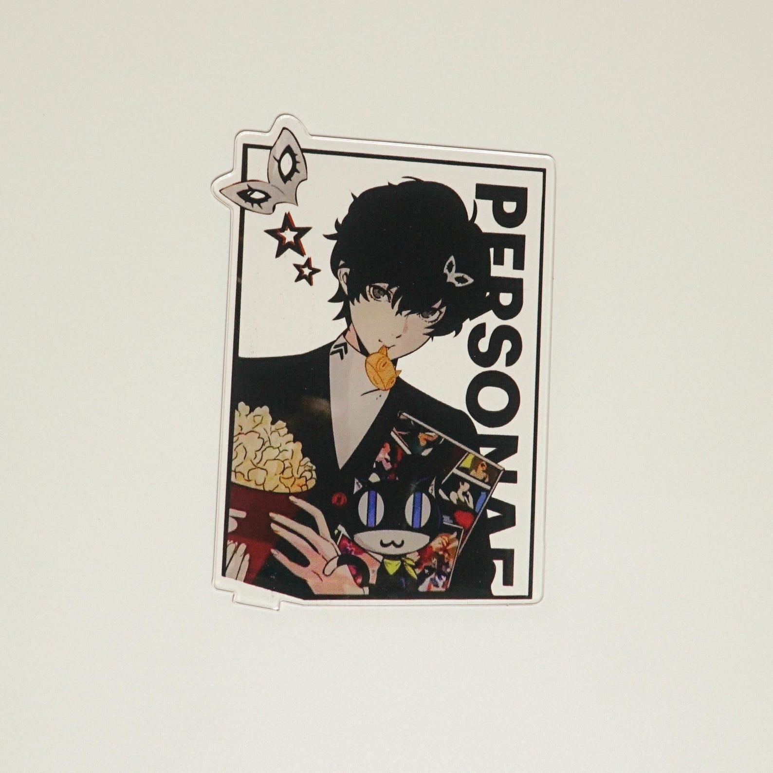 Persona 5 Joker Acrylic Standee Ren Amamiya Desk Figure Fanmade P5 Game Gift Collectible detail image 3