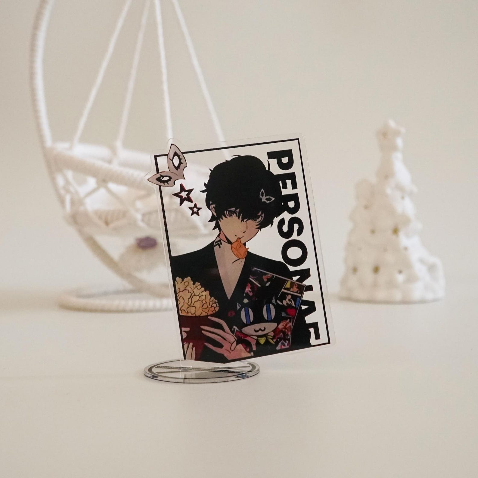 Persona 5 Joker Acrylic Standee Ren Amamiya Desk Figure Fanmade P5 Game Gift Collectible
