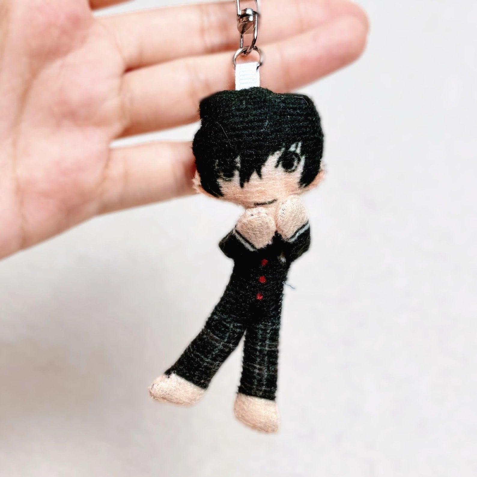 Persona 5 Mini Joker Wire Doll Keychain Bendable Ugly Cute Phantom Thief Bag Charm Fanmade Collectible