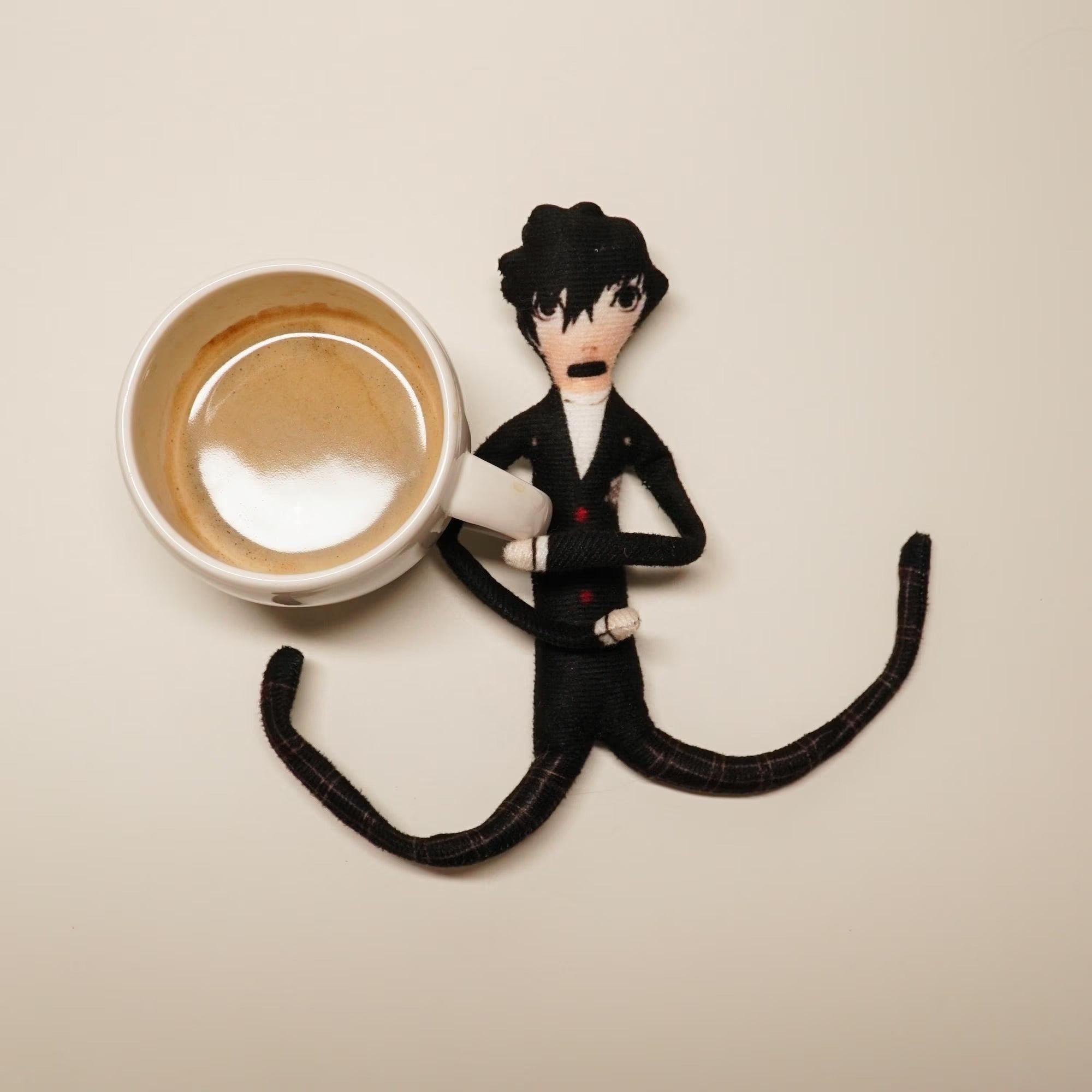 Persona 5 Phantom Thieves Abstract Wire Dolls Joker Crow Panther Fanmade P5 Collectible Figures detail image 11