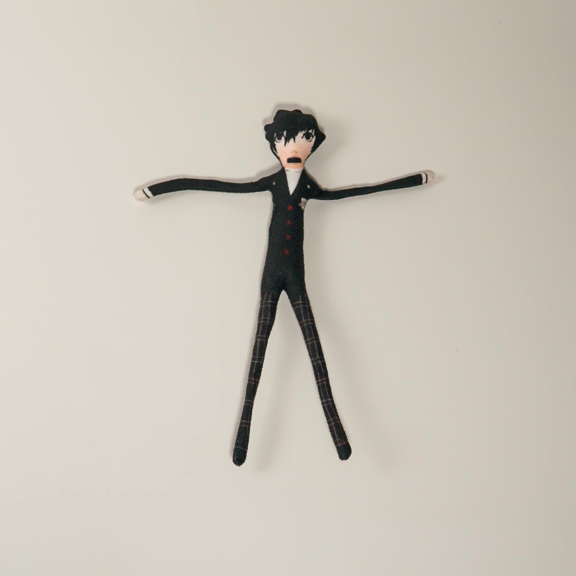Persona 5 Phantom Thieves Abstract Wire Dolls Joker Crow Panther Fanmade P5 Collectible Figures detail image 13