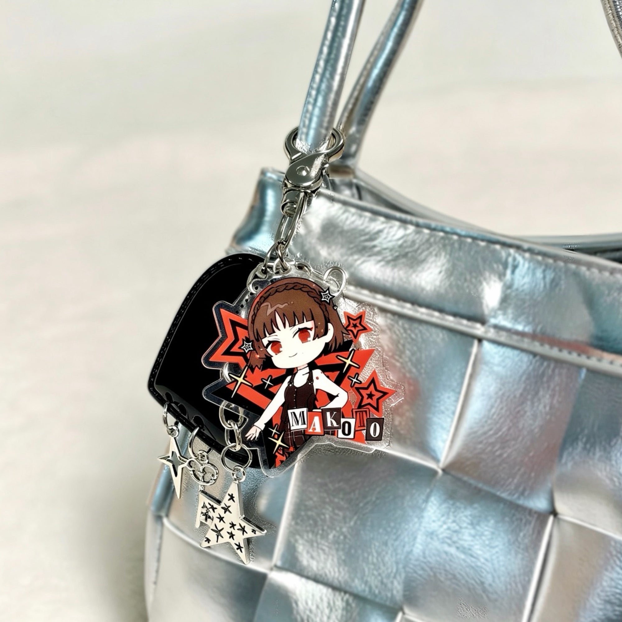 Persona 5 Royal Acrylic Keychain Joker Makoto Futaba Akechi Kasumi Phantom Thieves Fanmade Charm detail image 2