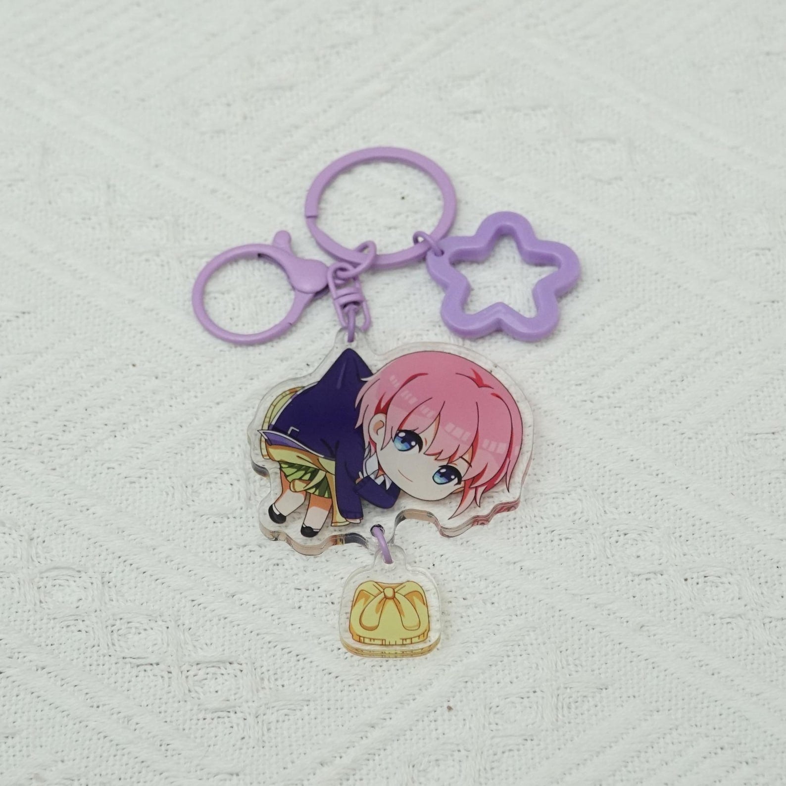 Quintessential Quintuplets Chibi Keychains Ichika Nino Miku Yotsuba Itsuki Nakano Sisters Acrylic Charms Fanmade Set