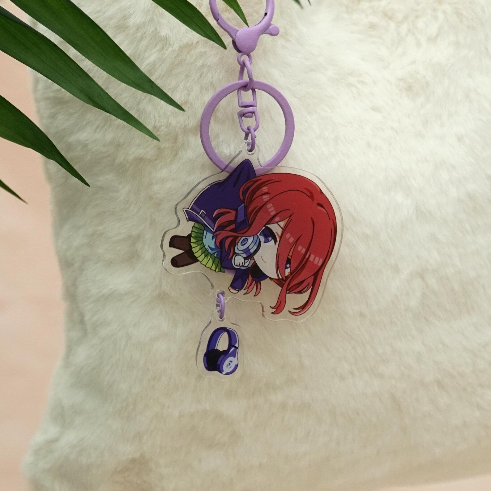 Quintessential Quintuplets Chibi Keychains Ichika Nino Miku Yotsuba Itsuki Nakano Sisters Acrylic Charms Fanmade Set detail image 1