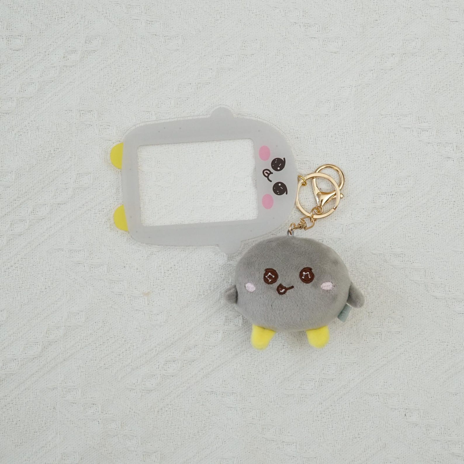 RIIZE Mascot Acrylic Card Holder Set with Plush Charm Fanmade Kpop Merch BRIIZE Gift Custom Photo Insert detail image 5