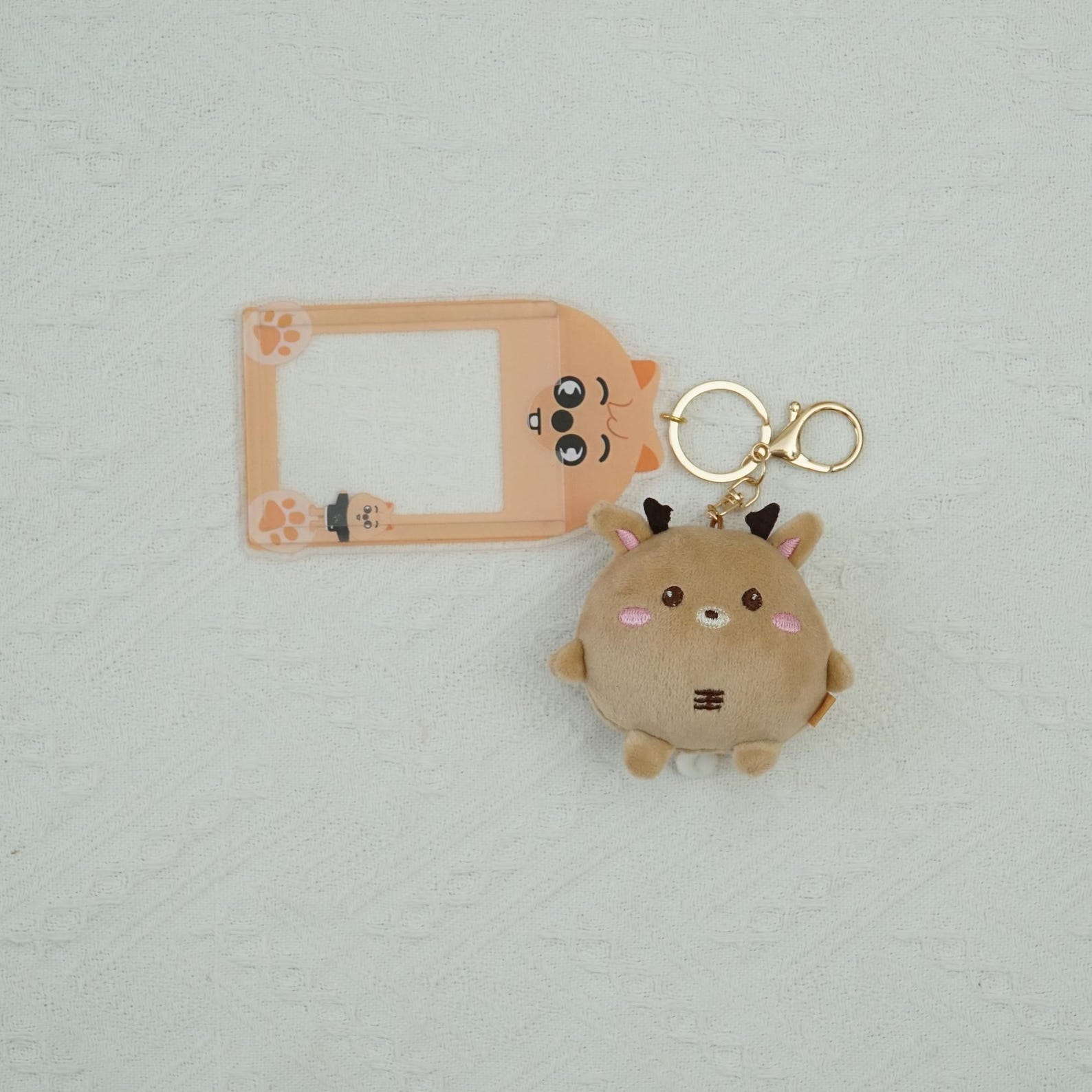 RIIZE Mascot Acrylic Card Holder Set with Plush Charm Fanmade Kpop Merch BRIIZE Gift Custom Photo Insert detail image 6