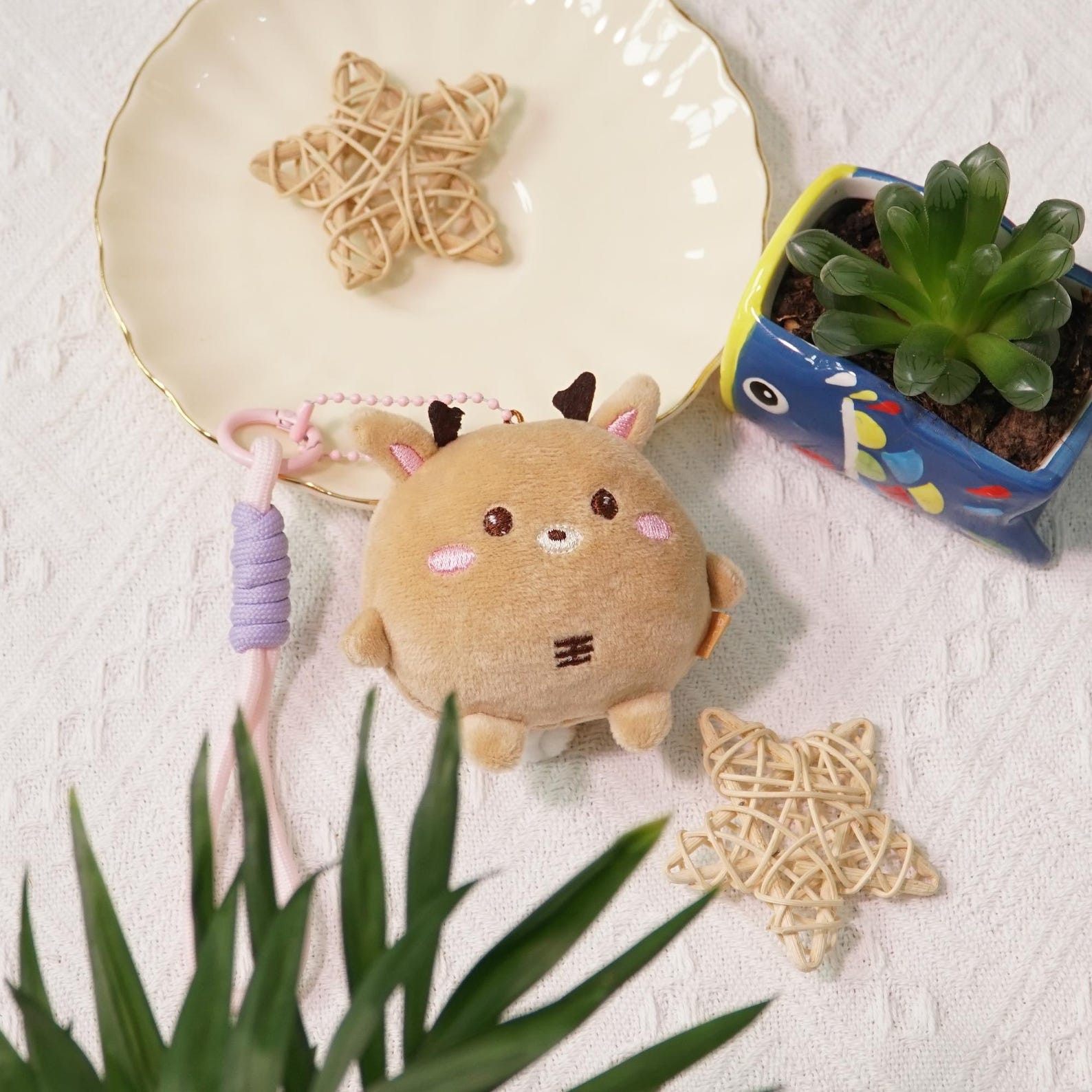 RIIZE Mascot Mini Cotton Doll Keychain 3.15in Plush Bag Charms Fanmade Kpop Cute Accessory BRIIZE Gift detail image 4