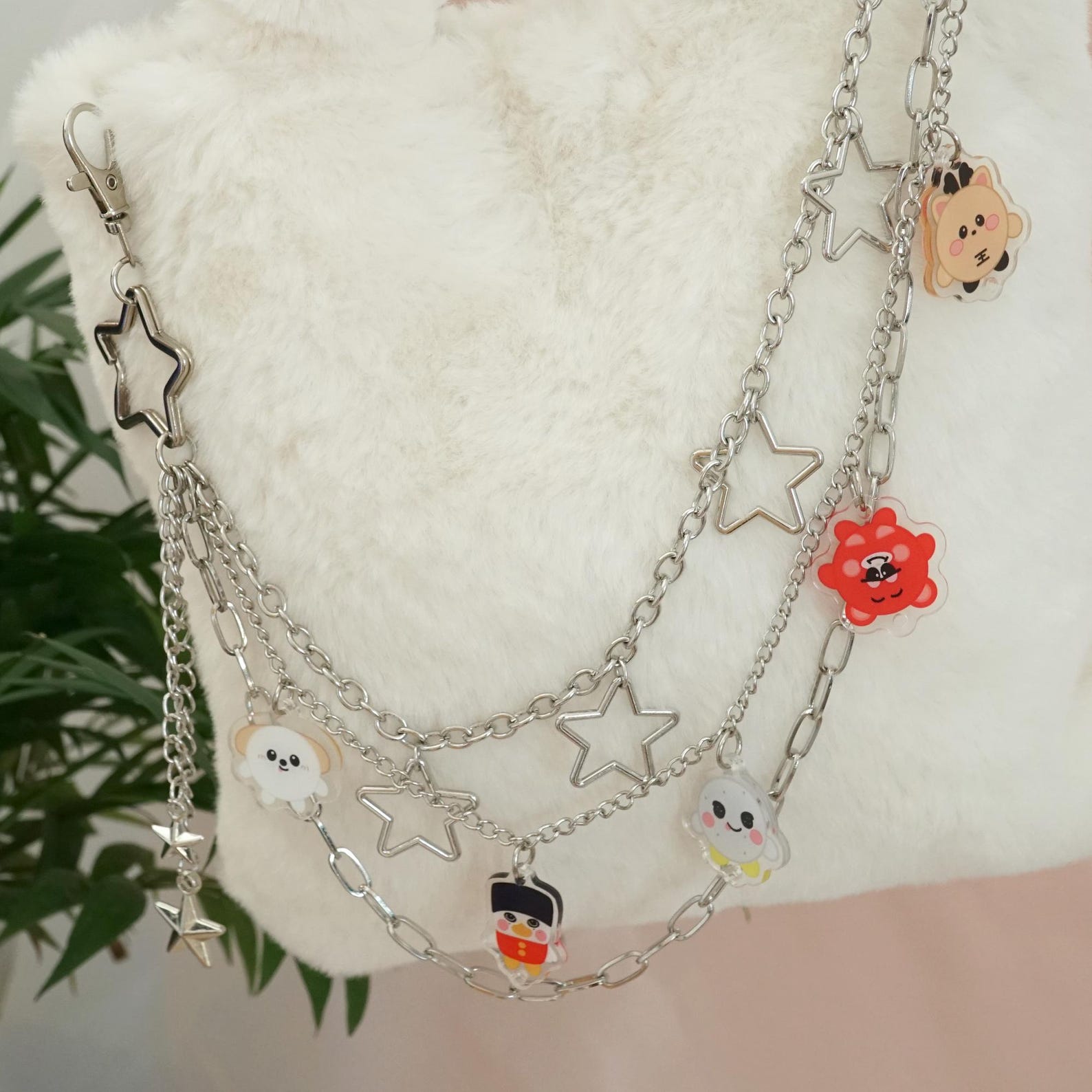 RIIZE We Little RIIZE Mascot Acrylic Bag Charm Set Fanmade Kpop OT7 Cute Bag Accessory Gift BRIIZE detail image 3