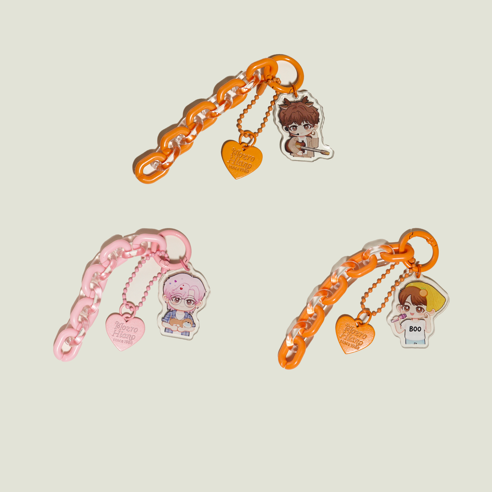 SEVENTEEN Acrylic Keychain Set Hand-Drawn Fan Art Charms Fanmade SVT for CARAT detail image 2