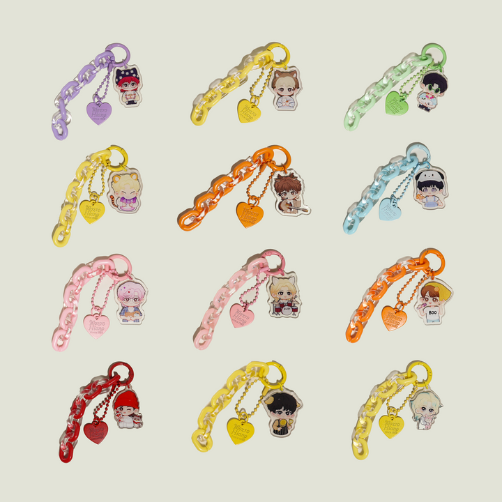 SEVENTEEN hand-drawn fan art acrylic keychain charms for CARAT