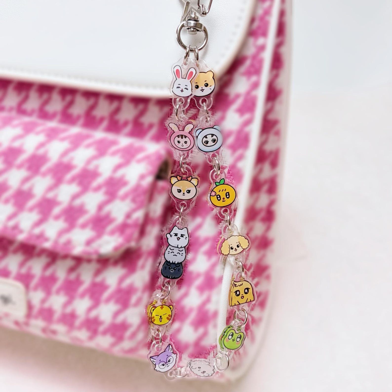 SEVENTEEN All Members Mascot Keychain Charm Chain OT13 Kpop Bag Charm Star Clasp Fanmade Gift detail image 2