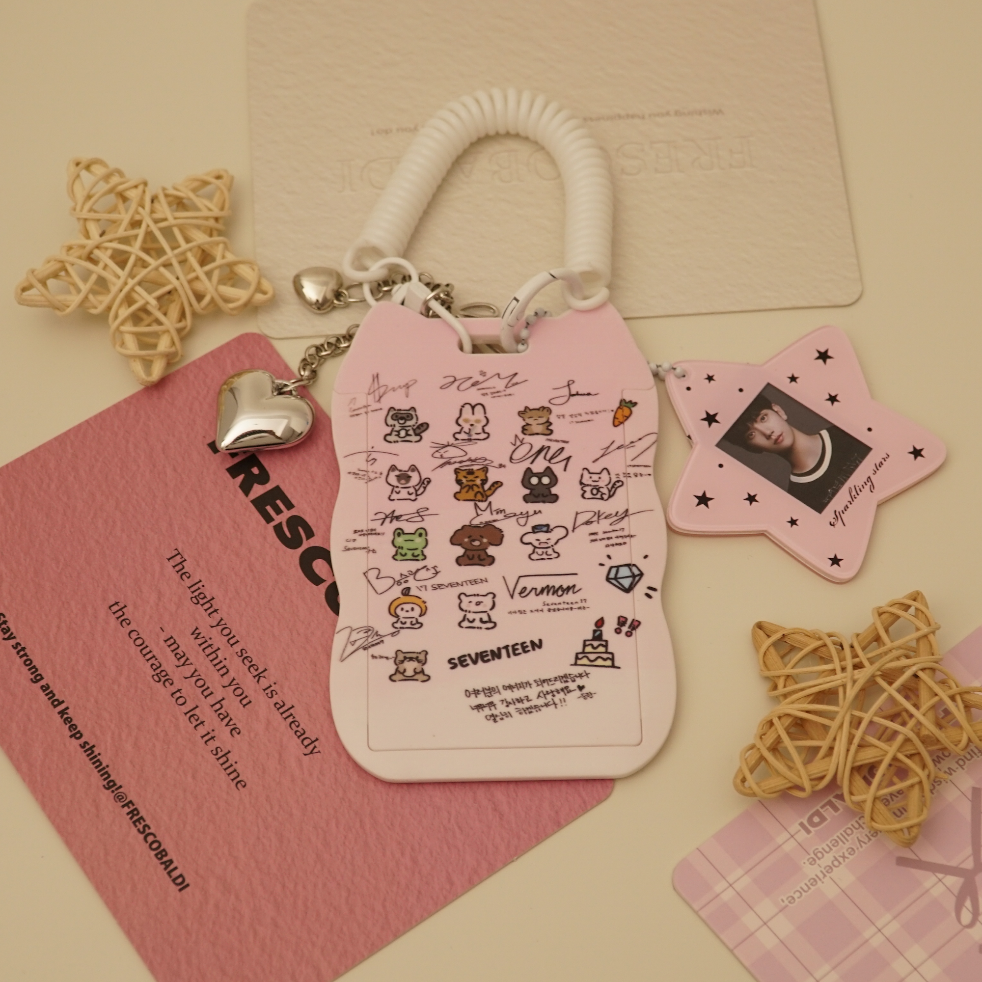 SEVENTEEN ID Card Holder with Photo Frame Fanmade SVT Kpop Card Sleeve for CARAT detail image 5