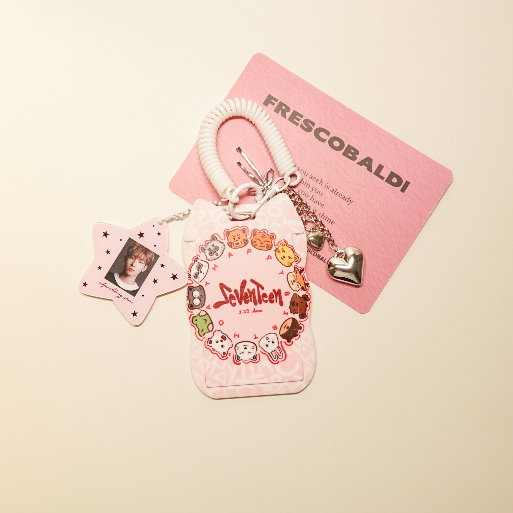 SEVENTEEN ID Card Holder with Photo Frame Fanmade SVT Kpop Card Sleeve for CARAT detail image 6