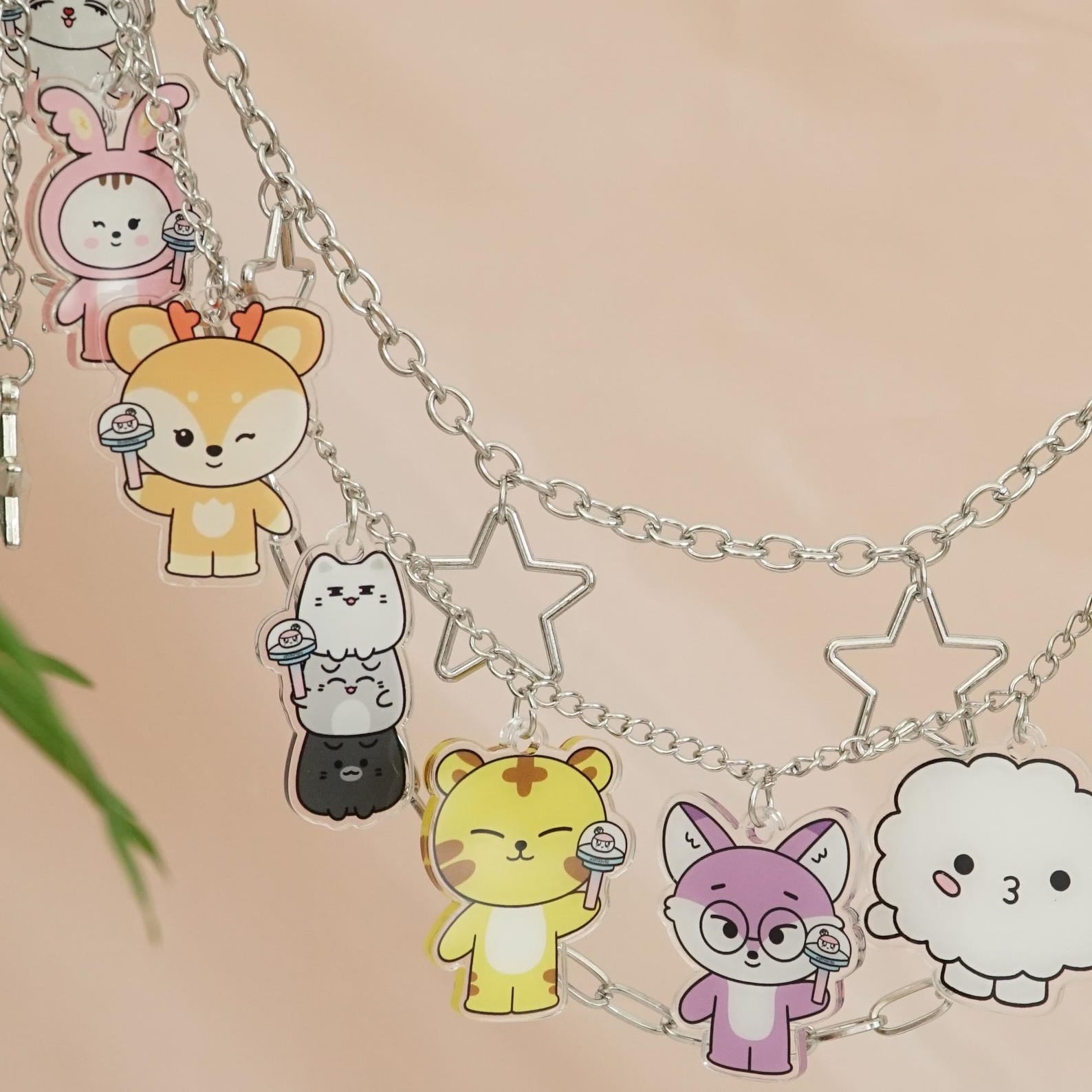 SEVENTEEN Miniteen OT13 Acrylic Bag Charm Kpop Full Member Cute Chain Pendant Fanmade Gift detail image 5