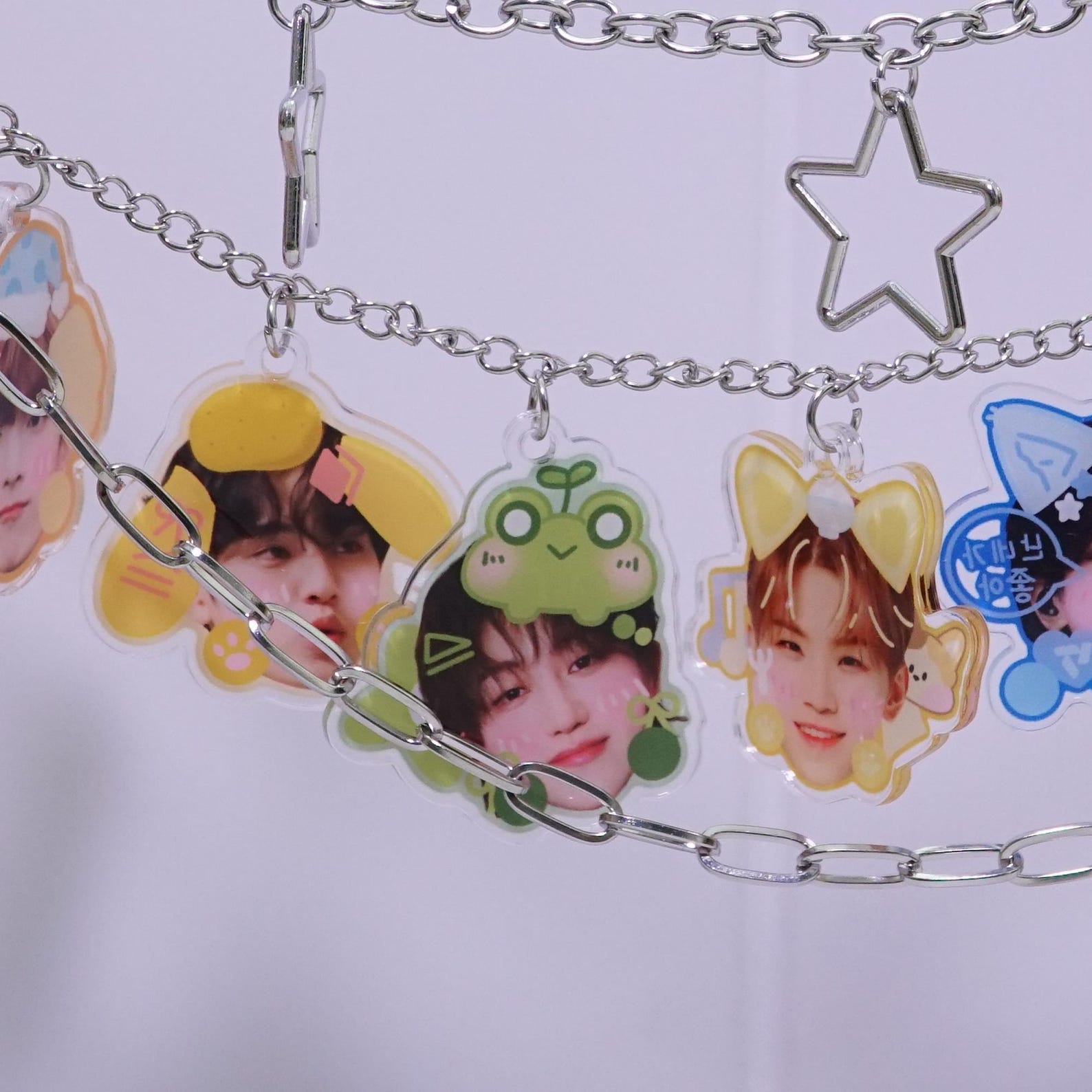 SEVENTEEN OT13 Acrylic Bag Charm Kpop Concert Fanmade Chain Pendant All Members Gift detail image 3