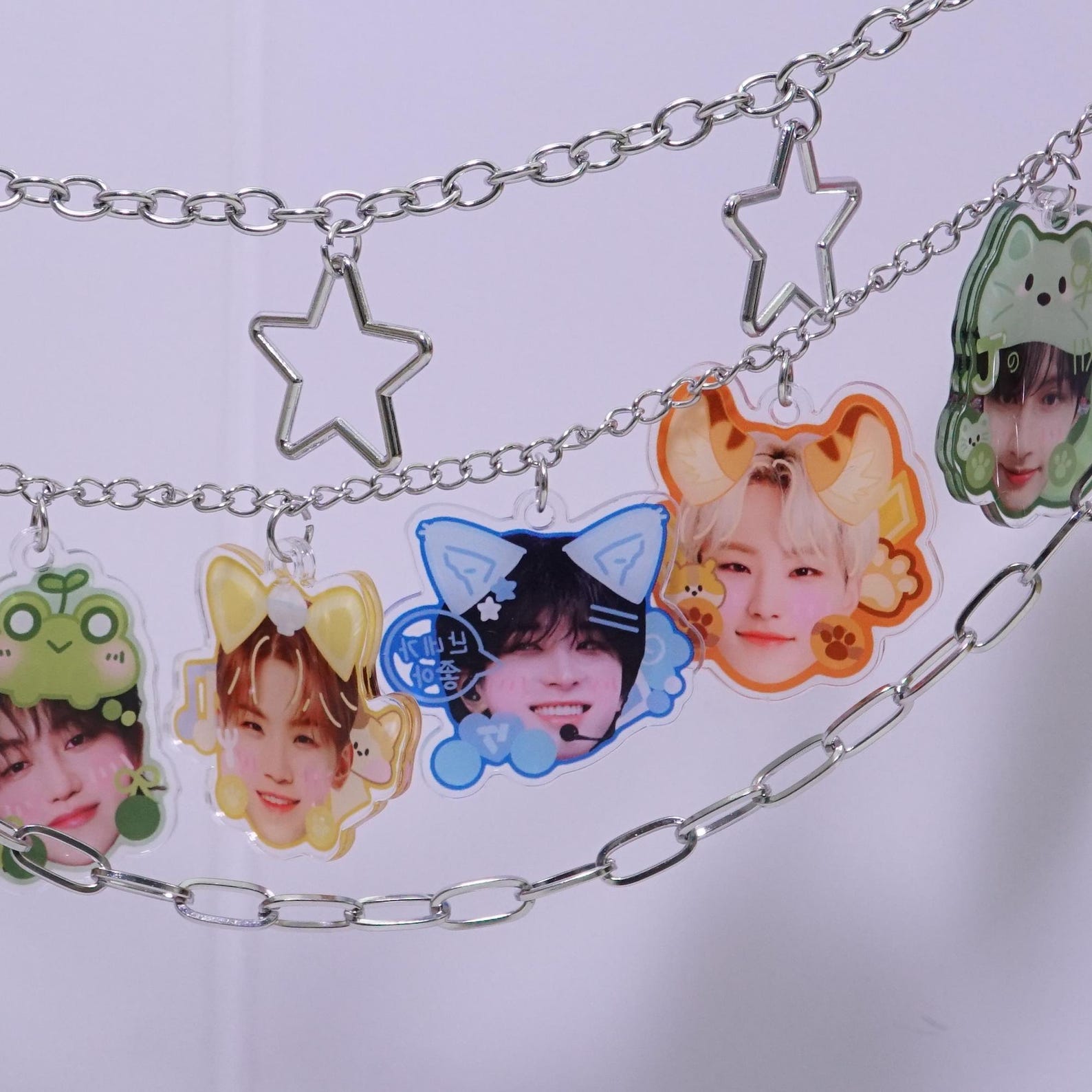SEVENTEEN OT13 Acrylic Bag Charm Kpop Concert Fanmade Chain Pendant All Members Gift detail image 5