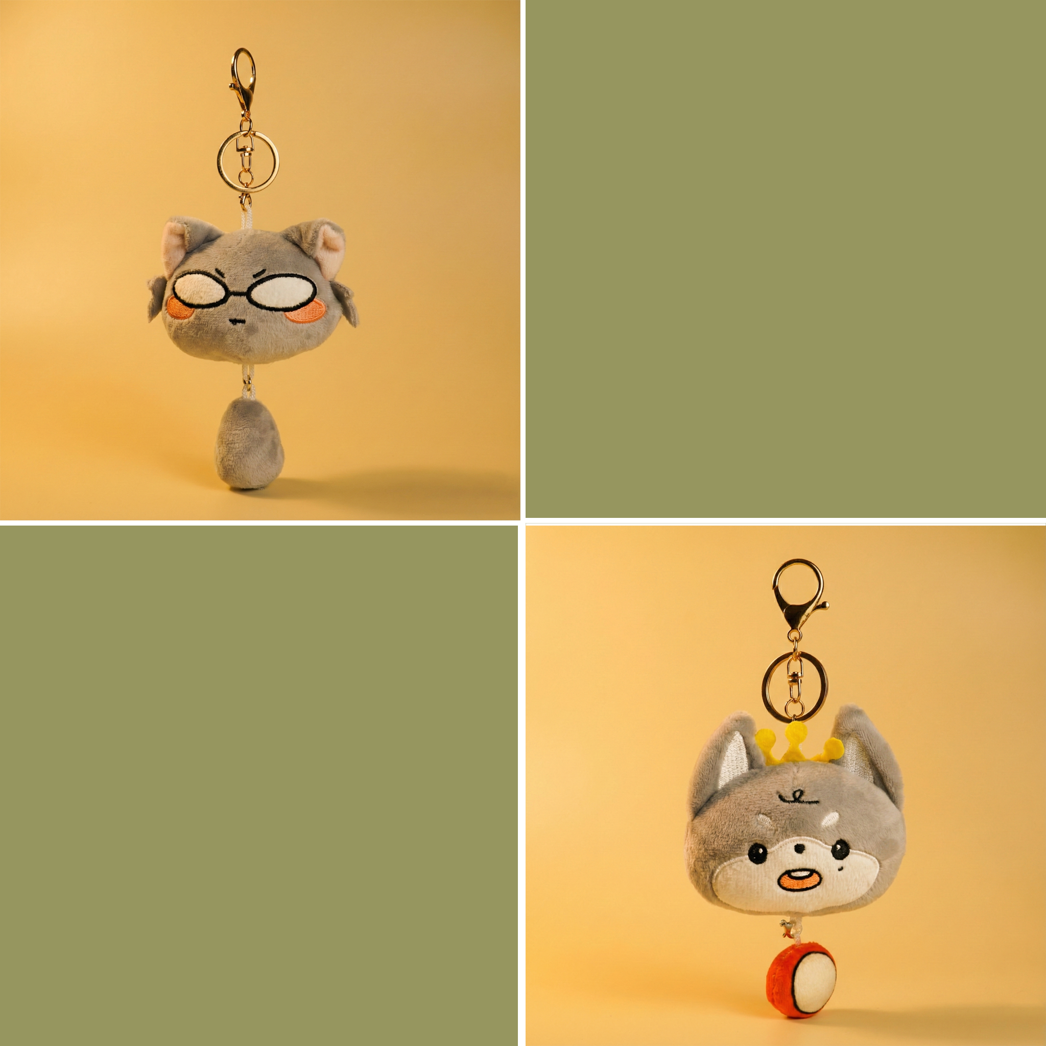 SEVENTEEN Plush Keychain Fanmade Animal Charms Set for CARAT SVT Mascot Bag Accessories detail image 5