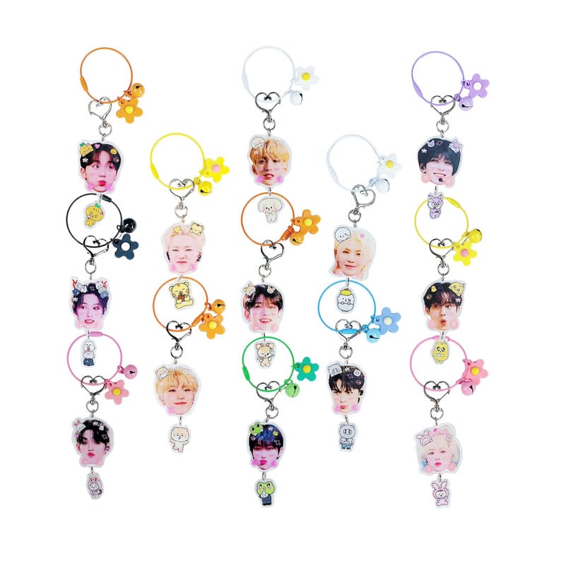 SEVENTEEN-SVT-Acrylic-Keychain-Set-Fanmade-Kpop-Bag-Charms-for-CARAT-2
