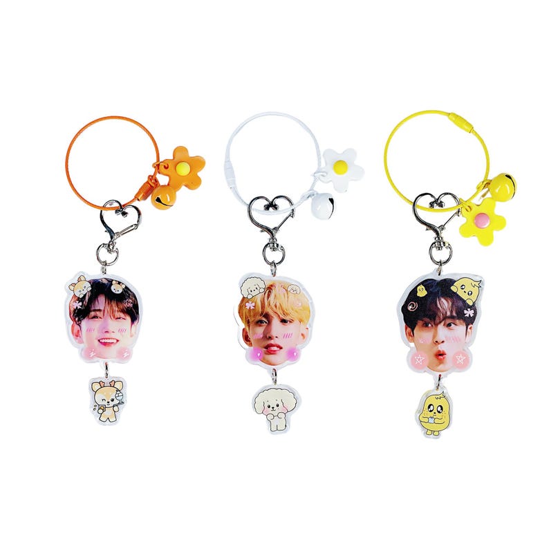 SEVENTEEN-SVT-Acrylic-Keychain-Set-Fanmade-Kpop-Bag-Charms-for-CARAT-4