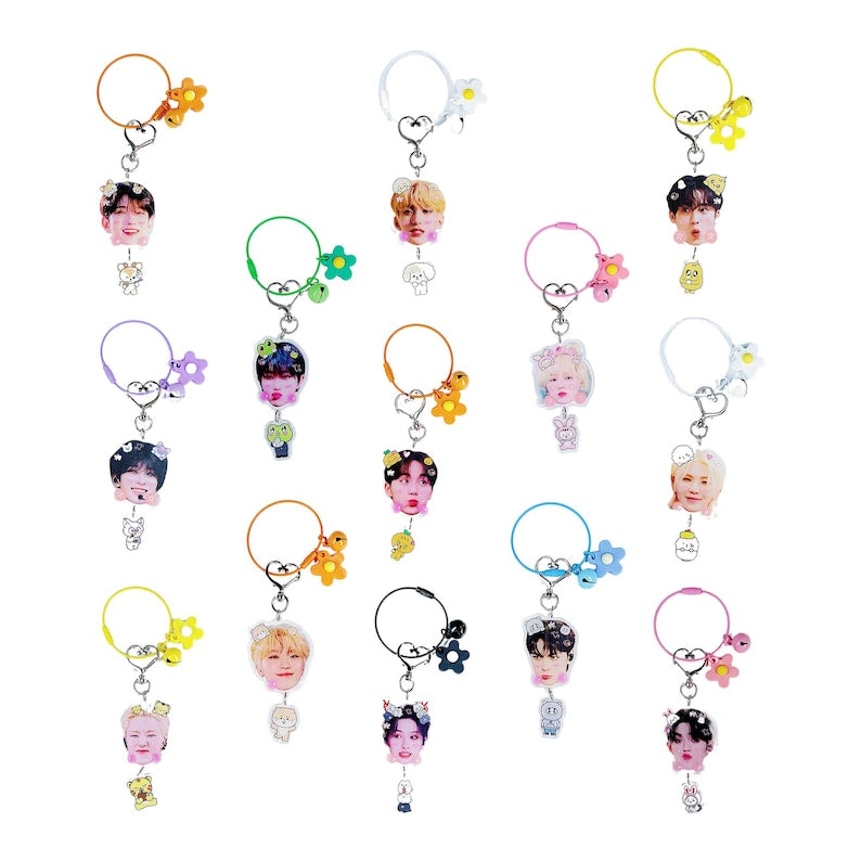 SEVENTEEN SVT Acrylic Keychain Set Fanmade Kpop Bag Charms for CARAT