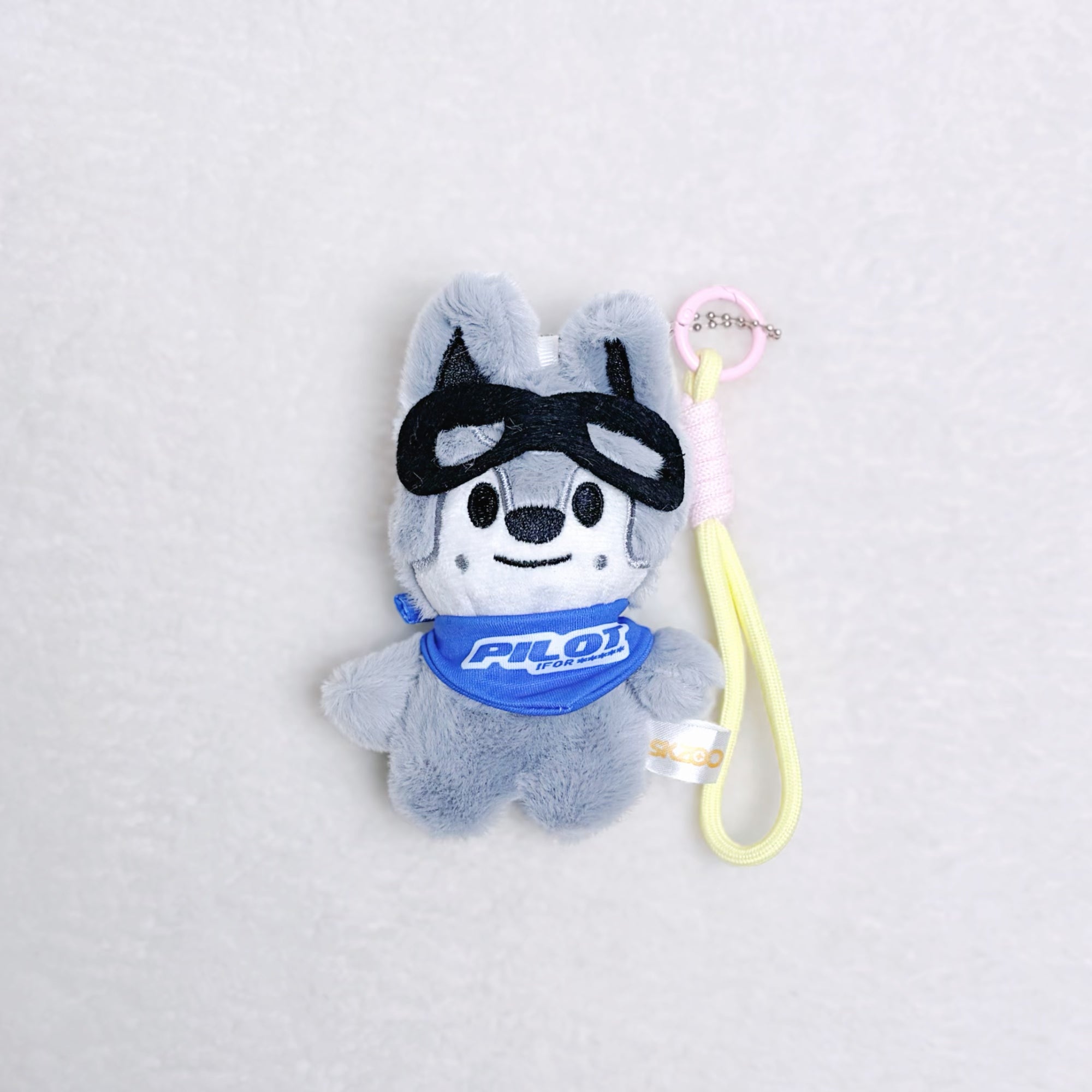 Stray Kids SKZOO Pilot Plush Keychain 4 Inch Fanmade Mascot Bag Charms Wolf Chan Leebit Dwaekki Jiniret detail image 8