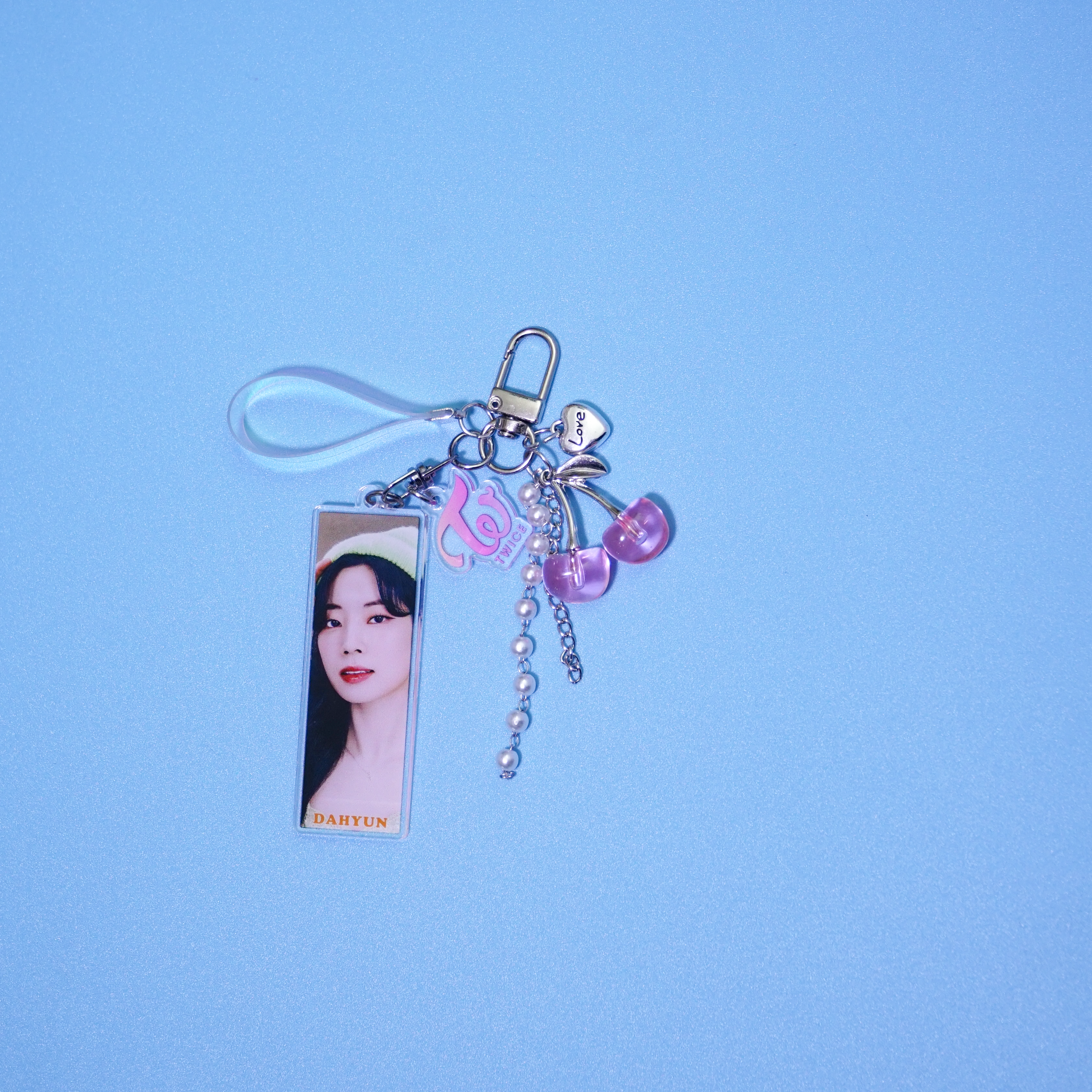 TWICE-Acrylic-Photocard-Keychain-Fanmade-Kpop-Holographic-Strap-Bag-Charm-9