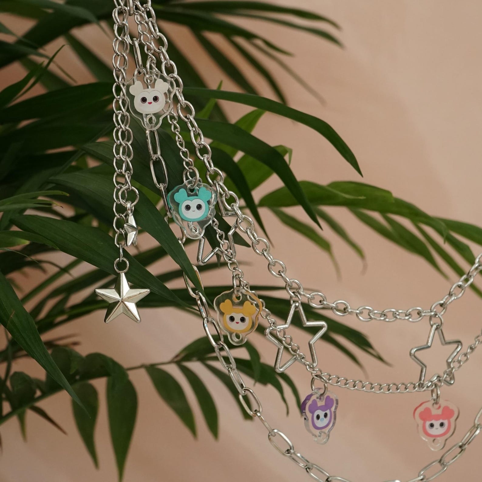 TWICE LOVELYS Acrylic Bag Charm Set OT9 Kpop Fanmade Cute Bag Accessory Chain Clip Gift detail image 3