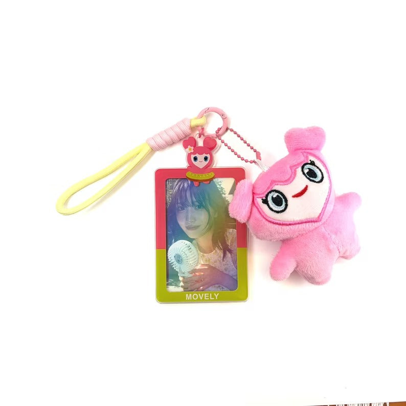 TWICE-Lovelys-Photocard-Holder-Keychain-Set-with-Plush-Charm-Acrylic-Card-Case-Kpop-Merch-10