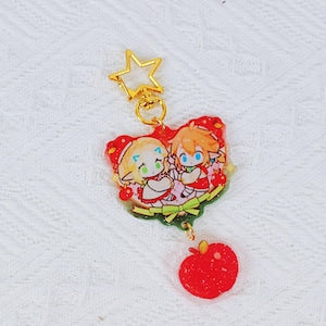 The Legend of Zelda Acrylic Keychain Link & Princess Zelda Glitter Double Sided Fanmade Anime Accessories Gift detail image 4