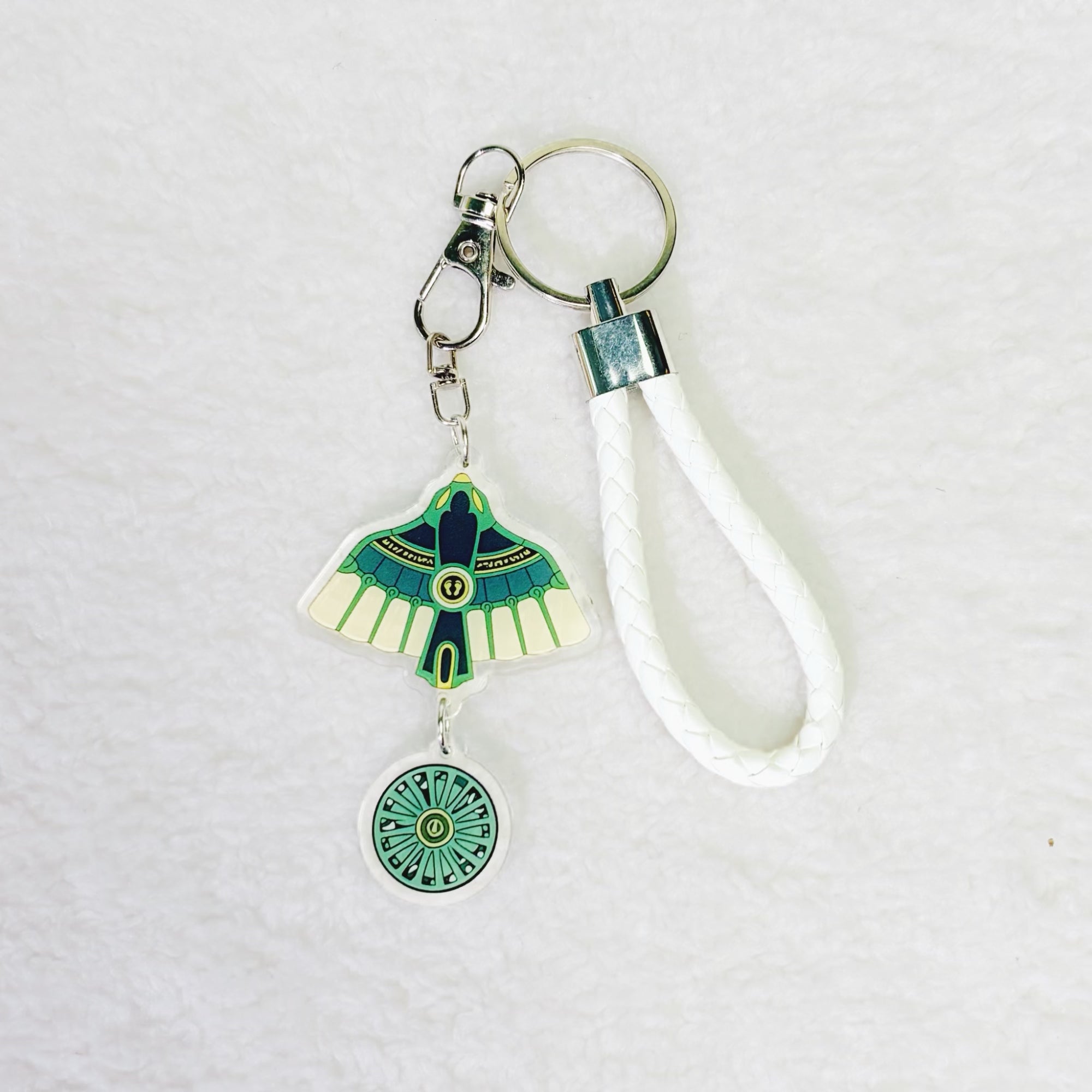 The Legend of Zelda Acrylic Keychain Set Fanmade Korok Link Master Sword Sheikah Slate Dragon Tear Zonai Double Charm Bag Gift detail image 9