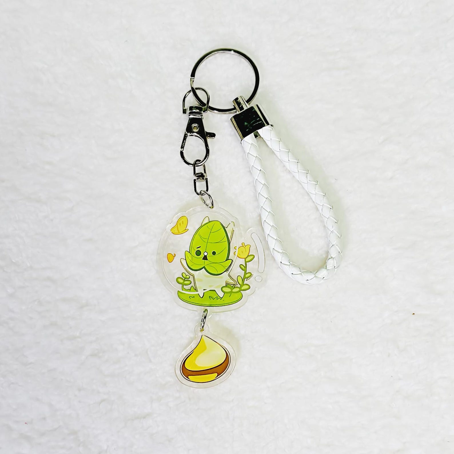 The Legend of Zelda Acrylic Keychain Set Fanmade Korok Link Master Sword Sheikah Slate Dragon Tear Zonai Double Charm Bag Gift detail image 1