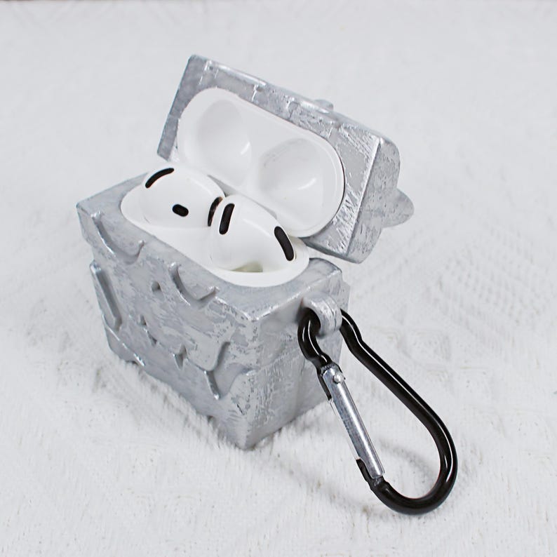 La Leyenda de Zelda Bokoblin Cofre de Botín Estuche para AirPods Funda Protectora para Auriculares con Forma de Cofre del Tesoro Idea de Regalo para Fans de Zelda